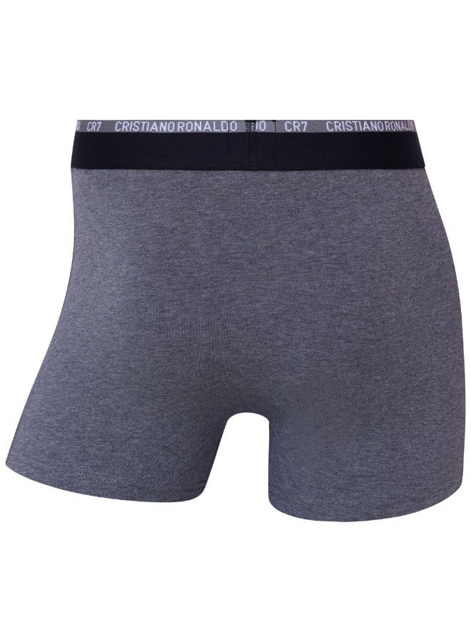 CR7 Basic Men’s Trunk Underwear 3-Pack – Soft Cotton Stretch, Comfortable Everyday Fit, Multicolor - Image 4